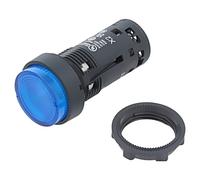 Interruptor XB7NW36B1: Presión 22mm Barra.Pos: 1 NO azul LED 24V 0.3A/240VAC ...
