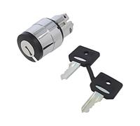 Interruptor ZB4BG05: interruptor giratorio con llave varilla de 22 mm.Pos: 2 ...