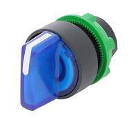 Interruptor ZB5AK1263: Barra giratoria de 22 mm.Pos: 2 LED azules IP66 sobres...