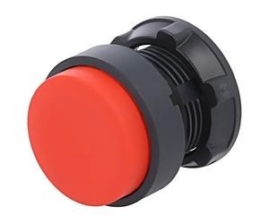 Interruptor ZB5AL4: presión 22mm varilla.Pos: 1 rojo falta IP66 CORTADOR sobr...