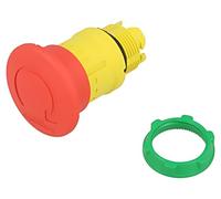 Interruptor ZB5AS844TQ: Varilla de seguridad de 22 mm.Pos: 2 rojo Falta IP66 ...