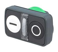 Interruptor ZB5AW7A1721: doble varilla de 22 mm.Pos: 1 blanco/negro IP66 FILO...