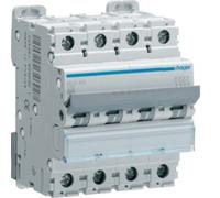 InterruptorAutomaticoM 4P 25A curva C 6kA HAGER MCA425
