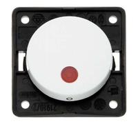 Interruptores, 2 polos Off con indicador luminoso, 5A, 12V=, INTEGRO, cromo,mate