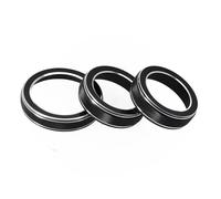 Interruptores aire acondicionado Anillos Perilla Radio Aire Acondicionado Interruptor Control Cubierta Anillo Botón Para Grand Cherokee 2014-2021