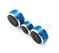 Interruptores aire acondicionado Para Vw Para Golf4 Para Golf 4 Mk4 Para Passat B5 Para Bora Perilla Control Calor Interruptor Aire Acondicionado(AZUL)