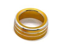 Interruptores aire acondicionado Para VW Para Polo GTI Para Golf 4 5 6 7 8 2018 2019 2021 2022 Perilla Ajuste Espejo Retrovisor Cubierta Botón(ORO)