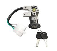 Interruptores Arranque Motor Para GY6 50 49cc 50cc Scooter Ciclomotor Llave Bloqueo Interruptor Encendido Tapa Combustible Y Gasolina