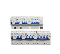 Interruptores de aire for vivienda DZ47LE-63/125, disyuntor protección contra fugas RCBO, 1P+N, 2P, 3P+, 4P, CA 400 V, trifásico(25A,3P)