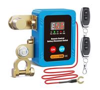 Interruptores de arranque del encendido del automó Interruptor de desconexión batería antirrobo remoto para coche, 12 V, 240 A, apagado automático Interruptor de encendido(With Digital Display)