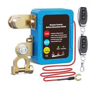 Interruptores de arranque del encendido del automó Interruptor de desconexión batería antirrobo remoto para coche, 12 V, 240 A, apagado automático Interruptor de encendido(No Digital Display)