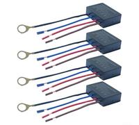 Interruptores de atenuación con sensor táctil para soluciones de iluminación del hogar, paquete de 4 compatibles con múltiples accesorios (3 A)