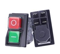 Interruptores de botón electromagnéticos de 4/5 pines, resistente al agua, para máquinas de corte, herramientas, botón electromagnético