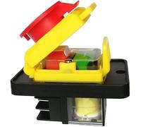 Interruptores de botón, interruptores magnéticos, KJD12 250V 16A emergencia electromagnética impermeable 4 pines for sierra de amoladora de taladro de banco