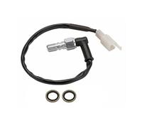 Interruptores de botón Motocicleta 1 pieza de interruptor de luz trasera de presión de freno hidráulico universal para motocicleta, perno hueco, accesorios de motocicleta(M10X1.00)
