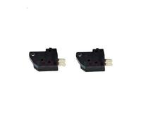 Interruptores de botón Motocicleta Interruptor de luz de freno delantera derecha e izquierda universal para motocicleta y scooter, botón de presión, piezas de repuesto(2Pcs Right)