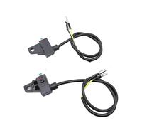 Interruptores de botón Motocicleta Interruptor de luz de freno delantera derecha e izquierda universal para motocicleta y scooter, botón de presión, piezas de repuesto(Right and Left)