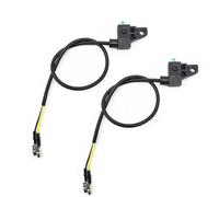 Interruptores de botón Motocicleta Interruptor de luz de freno delantera derecha e izquierda universal para motocicleta y scooter, botón de presión, piezas de repuesto(Right 2Pcs)