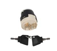 Interruptores de botón para coche Interruptor de encendido 9 pines con 2 llaves 701/80184 50988 858/04674 701/45500 apto para interruptor precalentamiento tractor JCB JCB200
