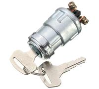Interruptores de botón para coche Interruptor de encendido para coche 12 V, con 2 llaves y 3 posiciones, apto para orificio 24 mm, para, camión, remolque, SUV, camioneta, autocaravana, 10 A