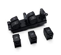 Interruptores de botón pulsador para Coche, Interruptor de Ventana, Consola de Botones para VW, Jetta, Passat B5 1999-2004, 1J49, Interruptor de Ventana eléctrica (Conjunto de Ventanas)