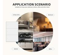 Interruptores De Casa Inteligentes Con Materia Sobre De Comando Voz Wifi Multifuncional Para Los Interruptores Domésticos Uso Diario Hogares Modernos