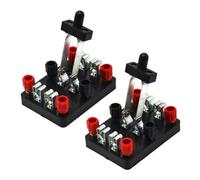 Interruptores de doble polo, equipo de experimento de circuito, rebanadas, herramienta de experimentación eléctrica para equipos de experimentos eléctricos de física
