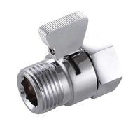 Interruptores de ducha de latón con control rápido de flujos de agua, válvulas de ahorro de agua G1/2, diseñadas para hogares y sistemas de ducha resistentes