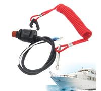 Interruptores de emergencia del barco Lonyard, interruptores de emergencia del barco, Interruptores de teclas externos de larga duración flexibles, Desbloqueadores del sistema eléctrico de reemplazo