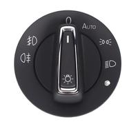 Interruptores de faros delanteros de automóvil compatibles con VW para Lavida 2016-2021 para Touran 2004-2015 para Tiguan 2010-2017, sensor de luz de interruptor de faros delanteros automático