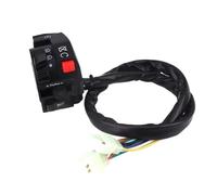 interruptores de manillar Interruptor De 5 Funciones Para Motocicleta De 7/8" 22mm Para ATV/Quad, Interruptor De Arranque Universal Multifunción Izquierda Con Bocina Señal Giro(Five function switch)