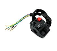 interruptores de manillar Interruptor De Control De Manillar De Motocicleta De 22mm Para Botón De Bocina Universal Señal De Giro Lámpara Eléctrica Controlador Manillar Arranque(1pcs-left)