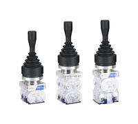 Interruptores de palanca de mando Master Monolever de 30mm, 2 y 4 vías, bloqueo automático, reinicio, palanca momentánea, interruptores basculantes cruzados, HKB2-312(2Way Latching)