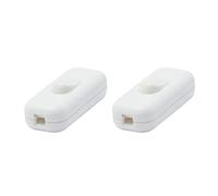 Interruptores de paso unipolares - Blanco (2 uds)