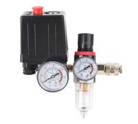 Interruptores de presión de compresor de aire con manómetro integrado y separadores de agua, válvulas de control de presión para compresores, interruptores de presión de compresor de aire