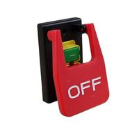 Interruptores electromagnéticos de botón KJD17B-16 de 5 pines for sierras de mesa, 16 A, 250 V CA, for taladros, amoladoras y tornos de banco.
