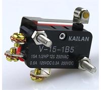 Interruptores industriales 1 Uds interruptor de límite carrera microinterruptor V-15-1C25/V-151-1C25/V-152-1C25/V-153-1C25/V-154-1C25/V-155-1C25/V-156-1C25 V- 15-1B5(V-15-1b5 Pulley)