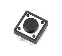 Interruptores industriales, 50 unids/lote, 12x12x5MM, botón táctil, microinterruptor, enchufe directo, reinicio automático, de teclas 12125mm, interruptores DIP 4 pines