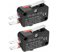 Interruptores Interruptor de límite 10PCS V-151-1C25 15A Micro interruptor Botón pulsador SPDT momentáneo acción rápida, viaje