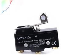 Interruptores Interruptor de límite 1PCS Palanca rodillo bisagra corta 1NO 1NC 1Com micro AC 380V DC220V LXW5-11G2