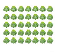 Interruptores mecánicos de teclado paquete de 35 | Lineales y táctiles | Fuerza de accionamiento de 35 ± 10 gf | Viaje de 1,8 ± 0,6 mm | para Outemu Lime V3 y Peach V3 Silent | 5 pines adecuados para