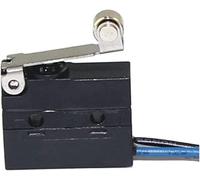 Interruptores Micro interruptores 3 piezas interruptor impermeable SPDT ARC Roller y sin brazos de palanca pines WS1-Z Microinterruptor momentáneo 5A 250VAC con 500 mm(Ws1-z5-w150r500)