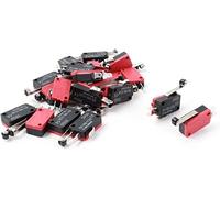 Interruptores Micro interruptores SV-166-1C25 10pcs x interruptor de límite Brazo rodillo bisagra larga SPDT Snap Action LOT OneColor