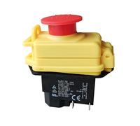 Interruptores pulsadores electromagnéticos de parada de emergencia a prueba de agua, 16(12) A, 10(8) A, 250V, 2HP, 16A, 220-240V, KJD17B(KJD17B-GF-4P)