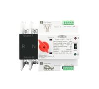 Interruptores selectores de potencia duales carril 220V 110V 2P 63A 100A 125A(230V,125A)