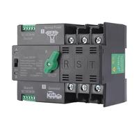 Interruptores Selectores Eléctricos ATS, Interruptor De Transferencia Automática De Doble Potencia, Riel 2P, 3P, 4P, Alimentación Ininterrumpida, 63 A, 100 A, 220 V, 50/60 Hz, Alta Calidad(220V 63A,3)