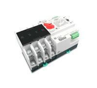 Interruptores selectores eléctricos de Interruptor Transferencia Automática Doble potencia carril Din trifásico ininterrumpidos 4P 63A 100A 125A(220V,63A)