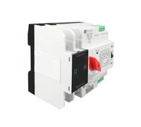 Interruptores selectores eléctricos de transferencia automática monofásicos de 220 V con doble potencia, ininterrumpidos, 2P, 63 A, 100 A y 125 A.