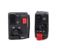 Interruptores universales para motocicleta de 22mm, compatibles con el botón de bocina de motocicleta, giro de luz antiniebla eléctrica, controlador de manillar de arranque(1pair)
