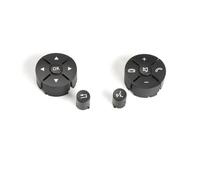 Interruptores Volante Multifunción Para Benz CE GLK Clase W204 X204 C180 C200 C250 C260 C300 C350 W207 W212 Teclas De Botón Volante Multifunción Para Coche(Black 1 Pair)